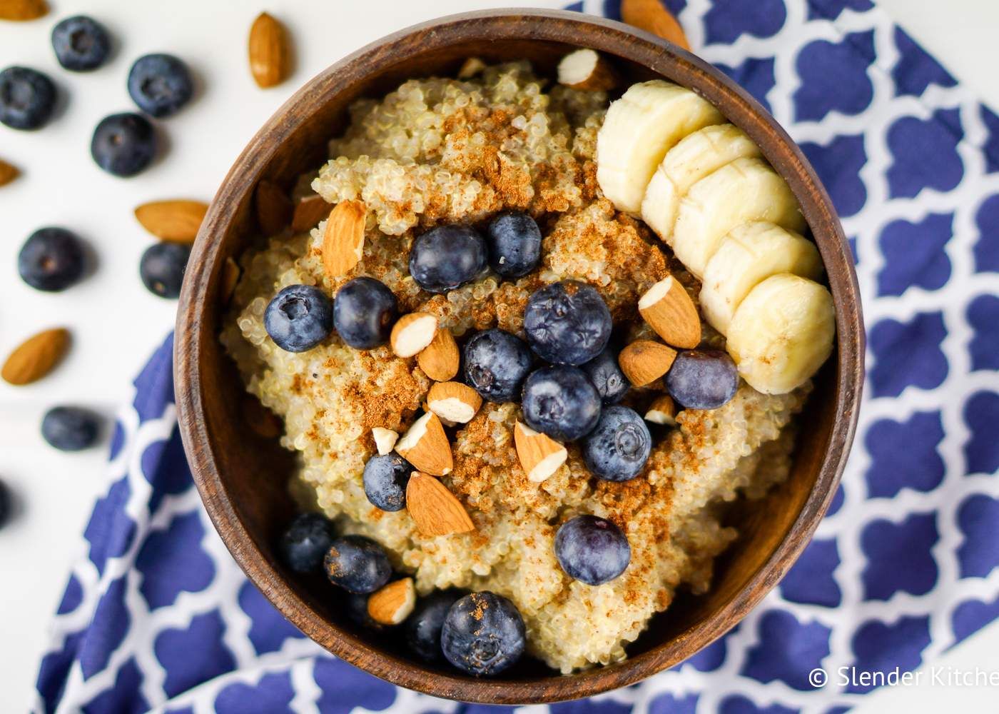 How to cook quinoa including this breakfast quinoa bowl made in the microwave.