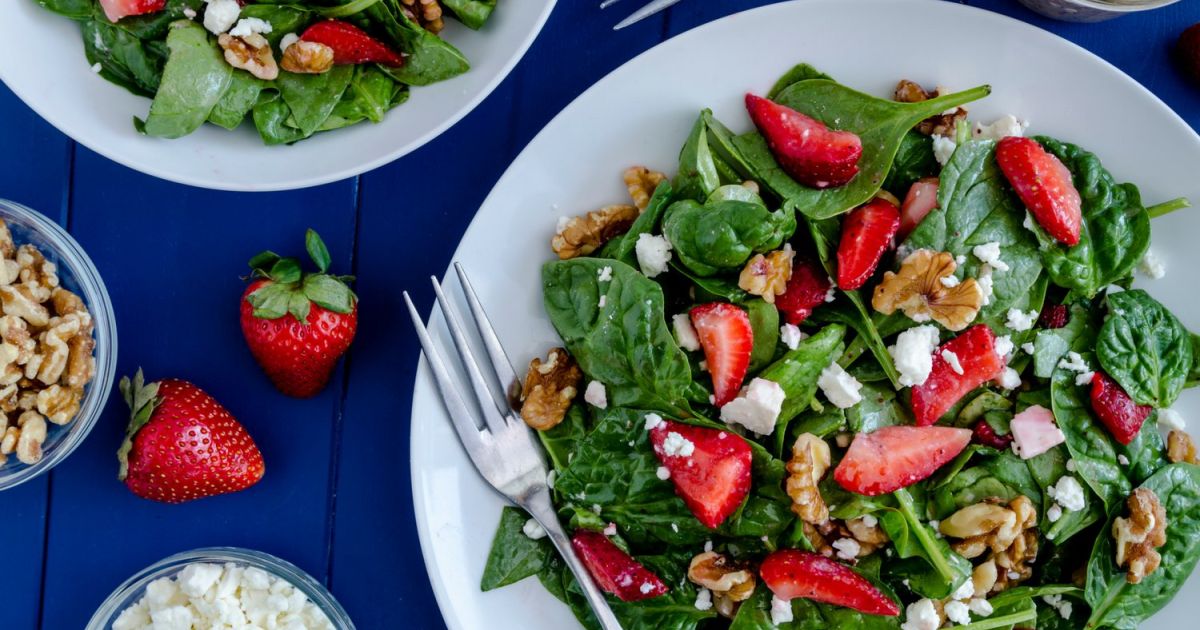 Strawberry Spinach Salad Slender Kitchen 7327