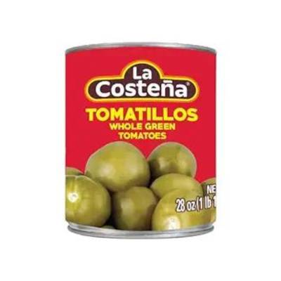 La Costeña Green Tomatillos | Packed in Water | 28 Ounce Can (Pack of 3)