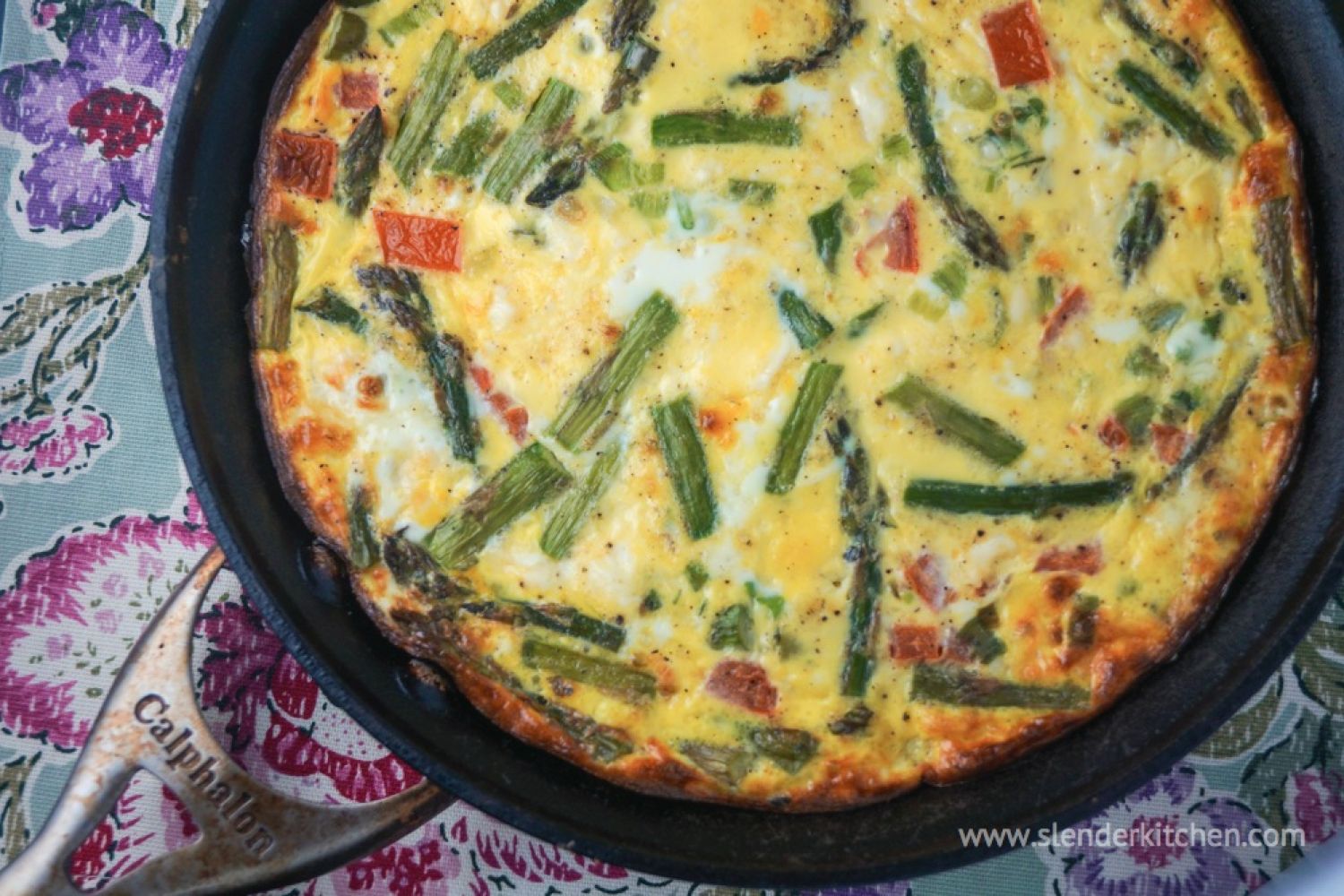 Asparagus and Tomato Frittata with Feta