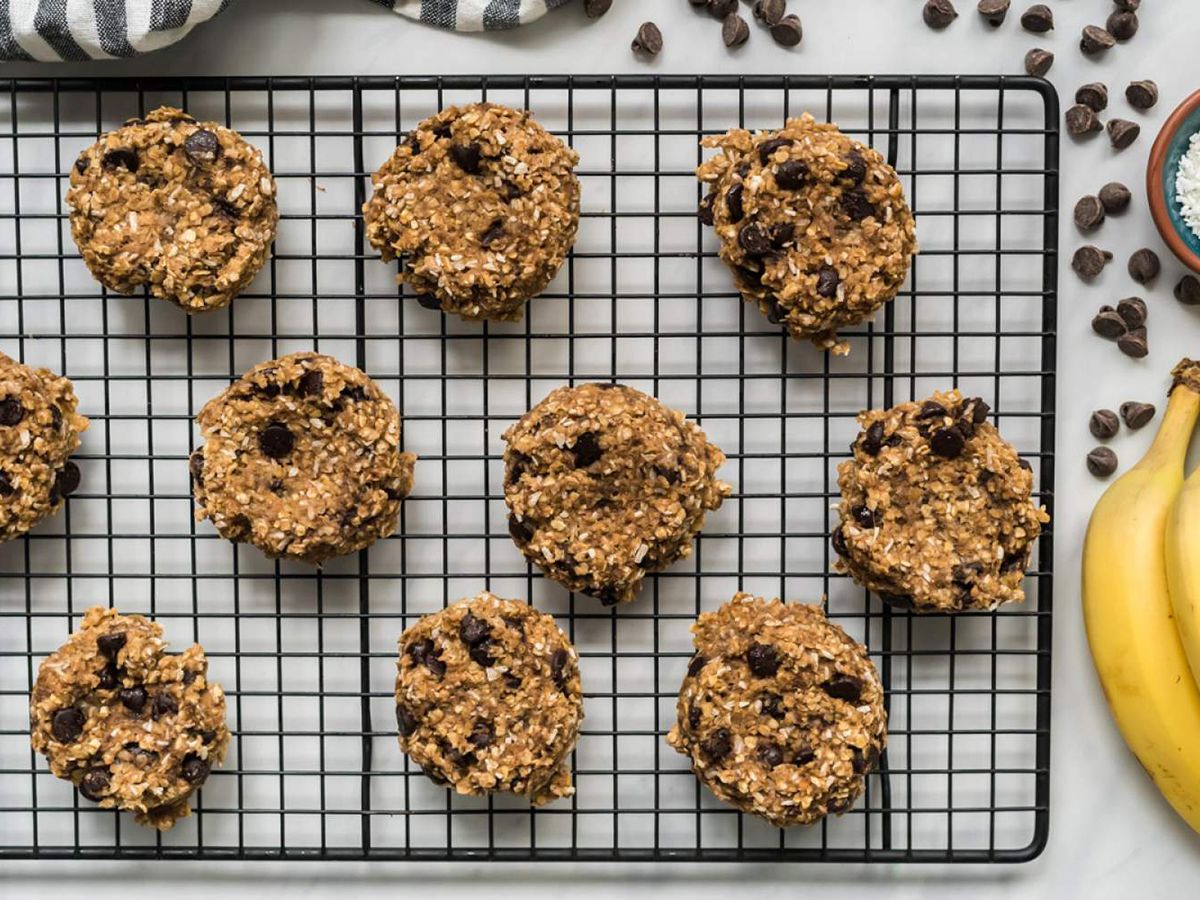 Banana Chocolate Oat Cookies