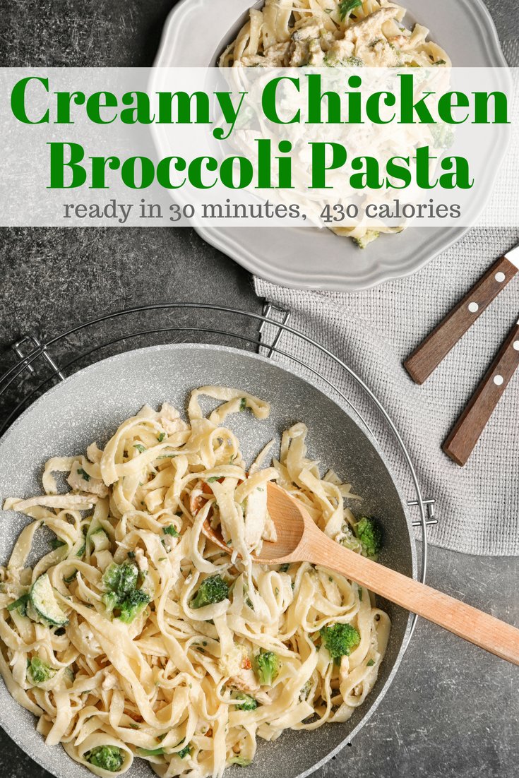 Creamy Chicken and Broccoli Pasta  Slender Kitchen