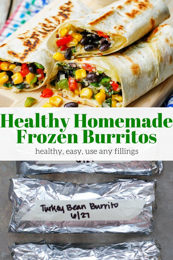 Healthy Homemade Frozen Burritos - Slender Kitchen