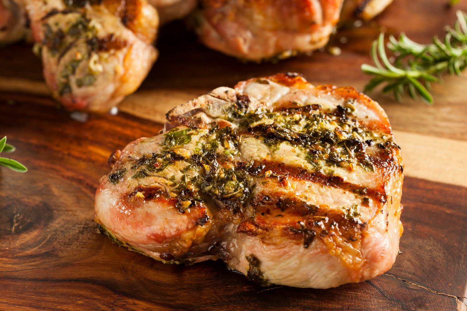 Lemon Basil Pork Chops