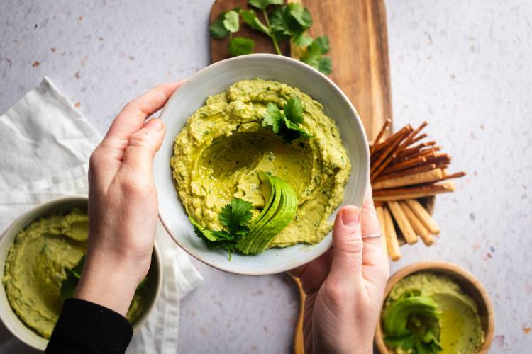 Avocado Hummus - Slender Kitchen