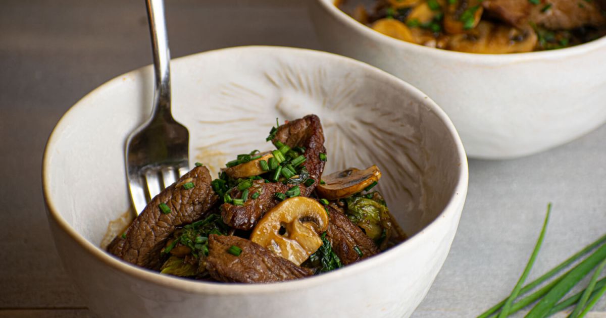 Beef and Bok Choy Stir Fry 