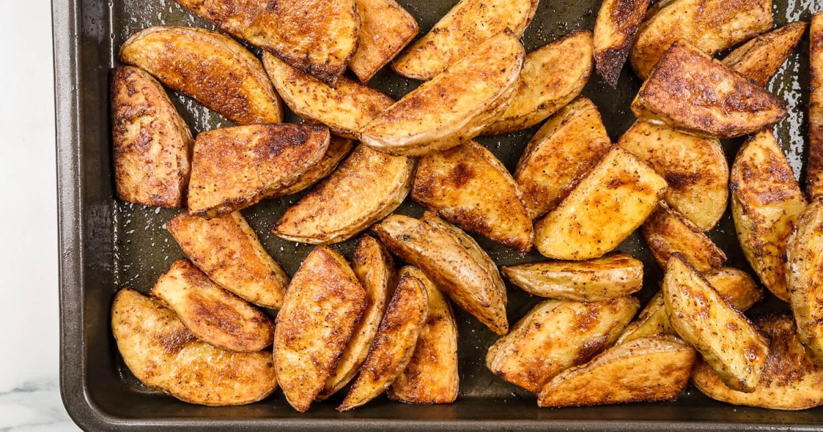 Easy Homemade KFC Potato Wedges Recipe 2023 - AtOnce