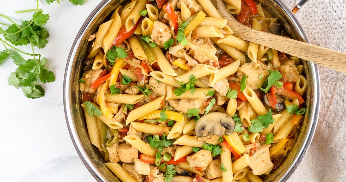 Instant pot chicken online fajita pasta