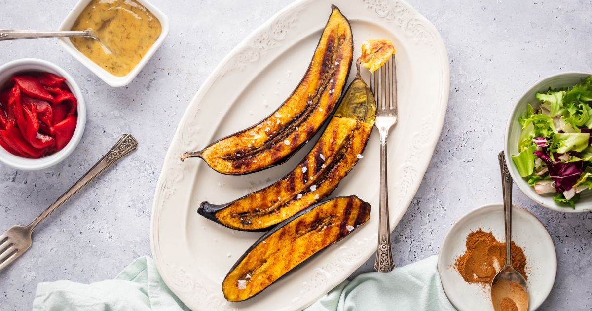 Grilled Plantains - Slender Kitchen