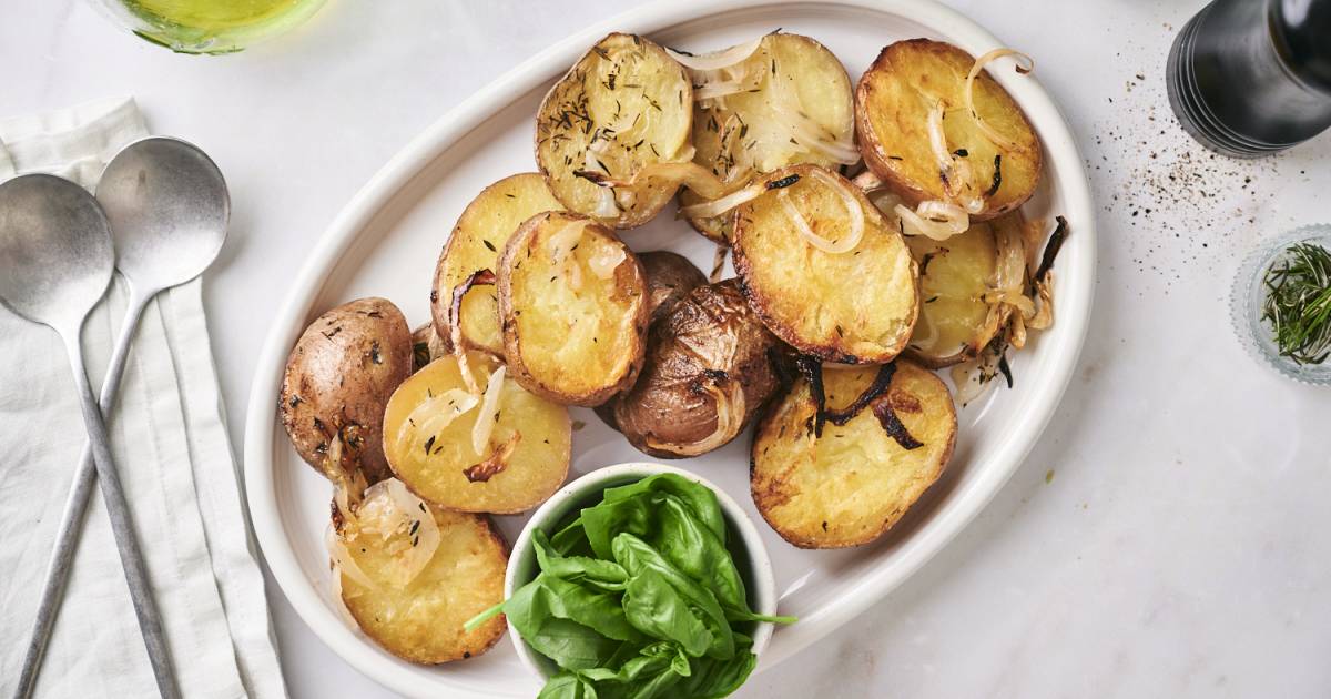 Grilled Red Potatoes - Slender Kitchen