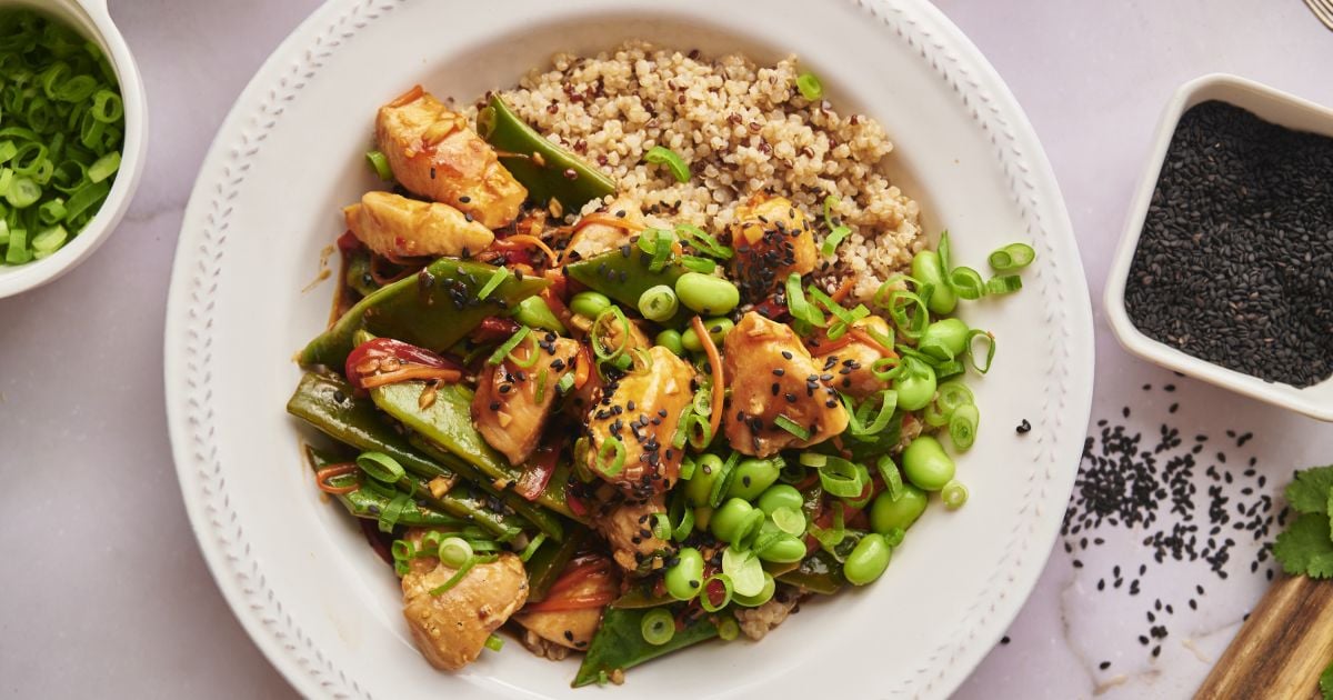 Teriyaki Chicken Bowls - Slender Kitchen