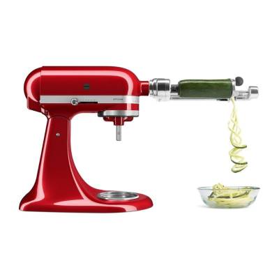 KitchenAid Fruit and Vegetable Spiralizer Attachment Stand Mixer, Polished Aluminum