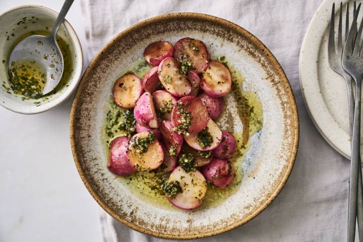 Grilled Radishes