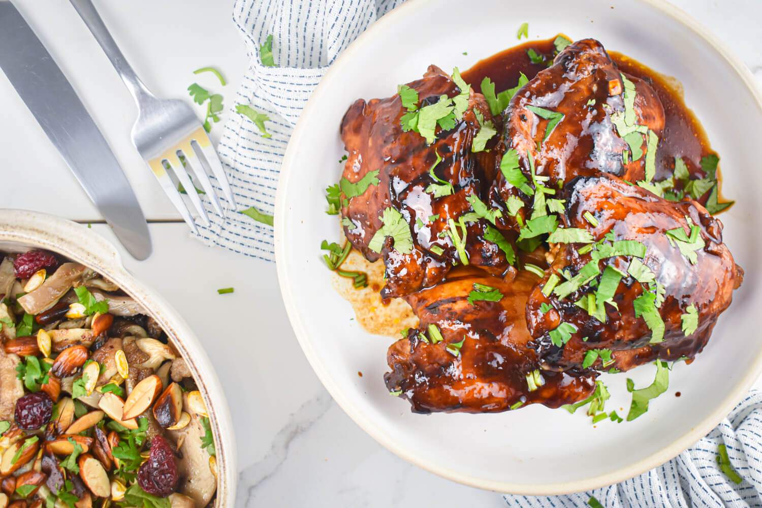 Easy Spicy Barbecue Chicken Thighs Slender Kitchen