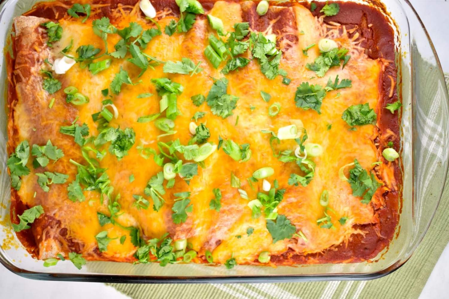 Chicken and Black Bean Enchiladas - Slender Kitchen