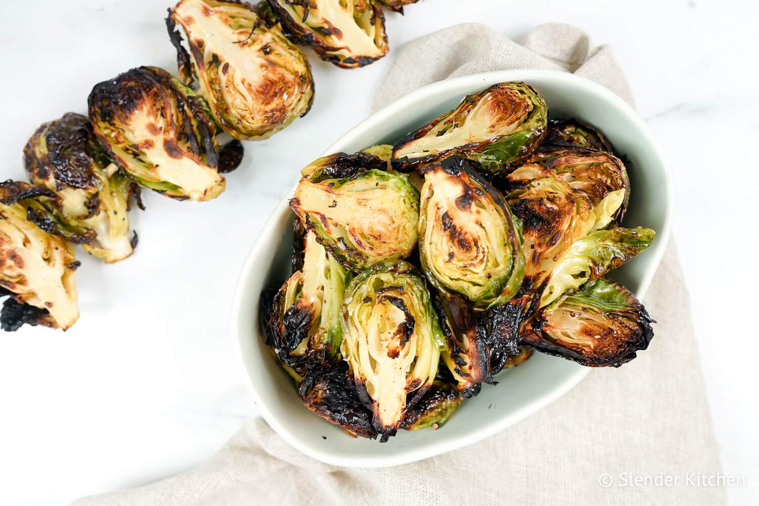 Grilled Brussels Sprouts Slender Kitchen   Grilled Brussels Sprouts 6 