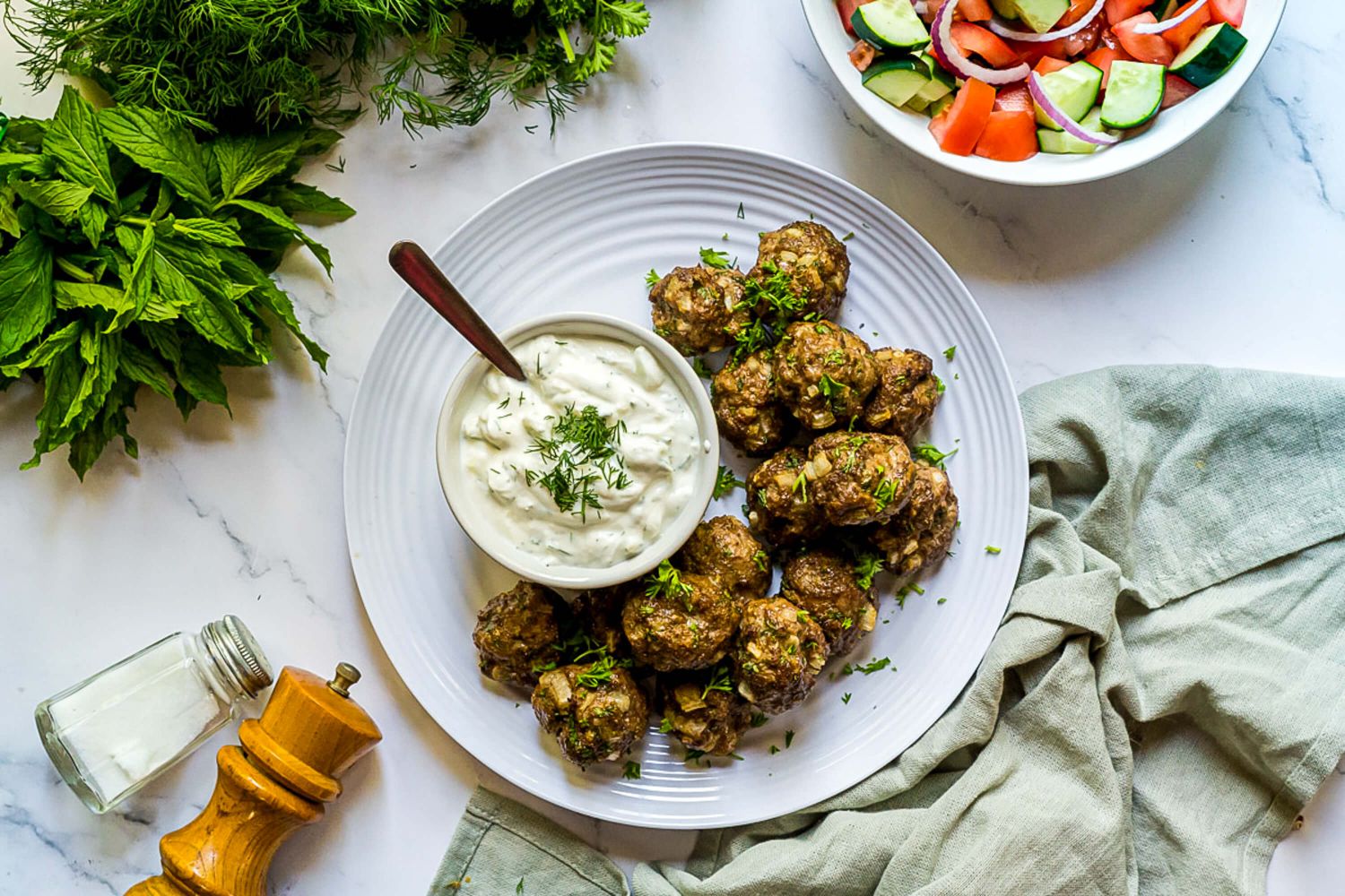 Turkish Kofte Meatballs Slender Kitchen