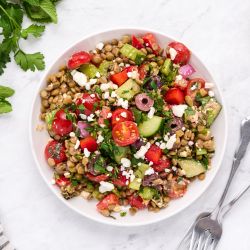 Arugula and Apple Salad with Goat Cheese and Pecans - Slender Kitchen