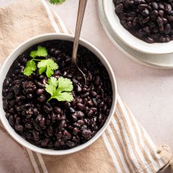 Slow Cooker Charro Beans (Frijoles Charros) - Slender Kitchen