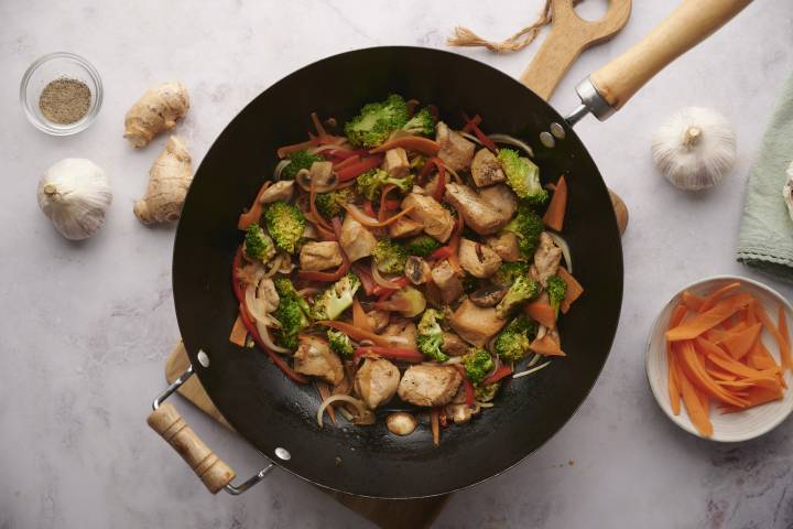 Healthy Chicken Stir Fry Recipe - Buttered Side Up