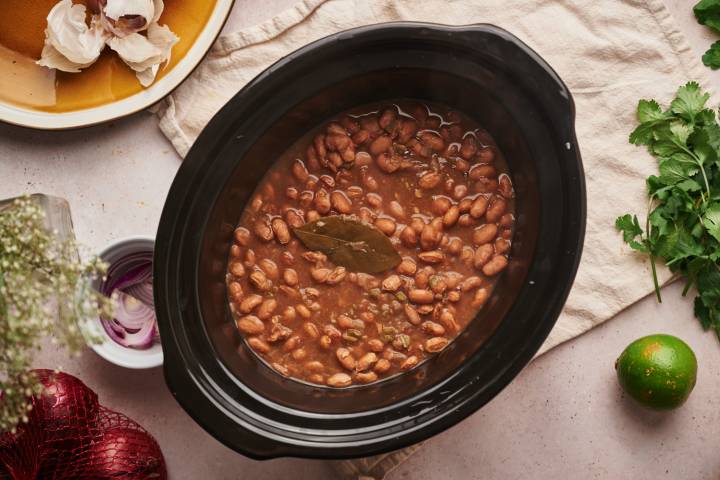 Easy & Flavorful Crock Pot Pinto Beans - Little Sunny Kitchen