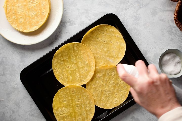 Homemade Tostada Shells Slender Kitchen