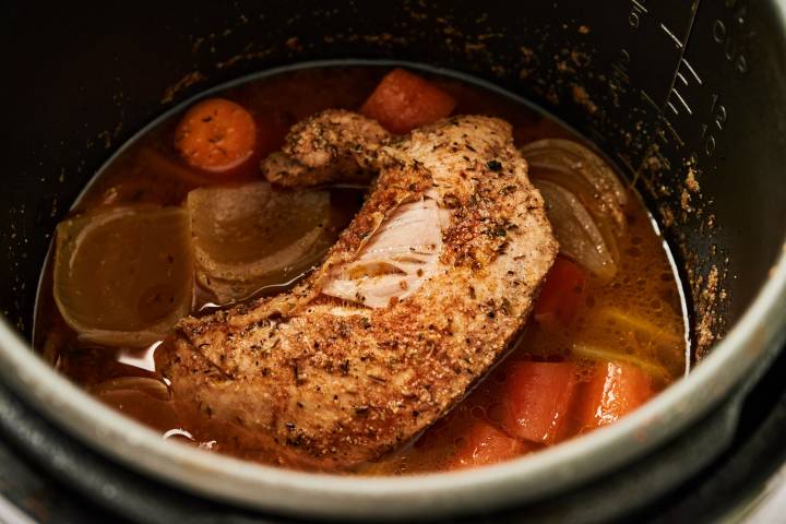 Instant pot turkey tenderloin with online vegetables