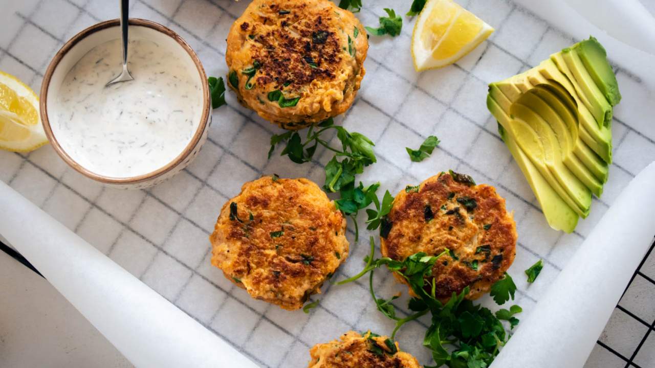Fish Cakes with Lemon Caper Mayo - Valerie's Keepers