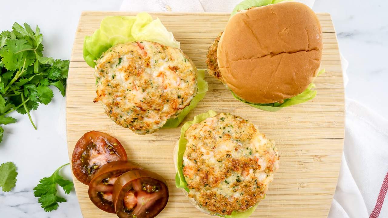 Big Oak Shrimpburger - Karyl's Kulinary Krusade