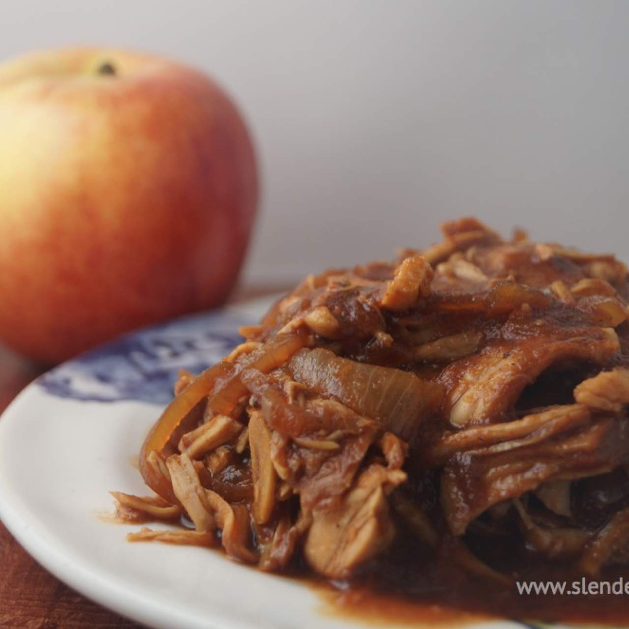 Slow Cooker Apple Barbecue Pulled Turkey image