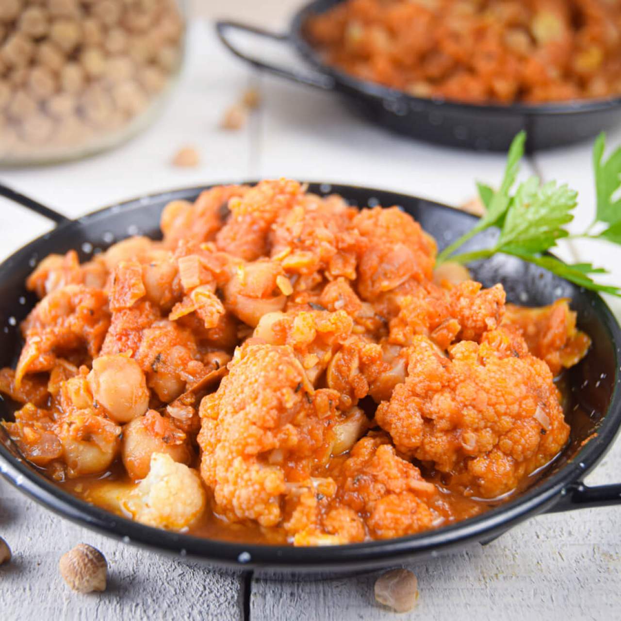 Slow Cooker Chickpea Tikka Masala with Cauliflower image