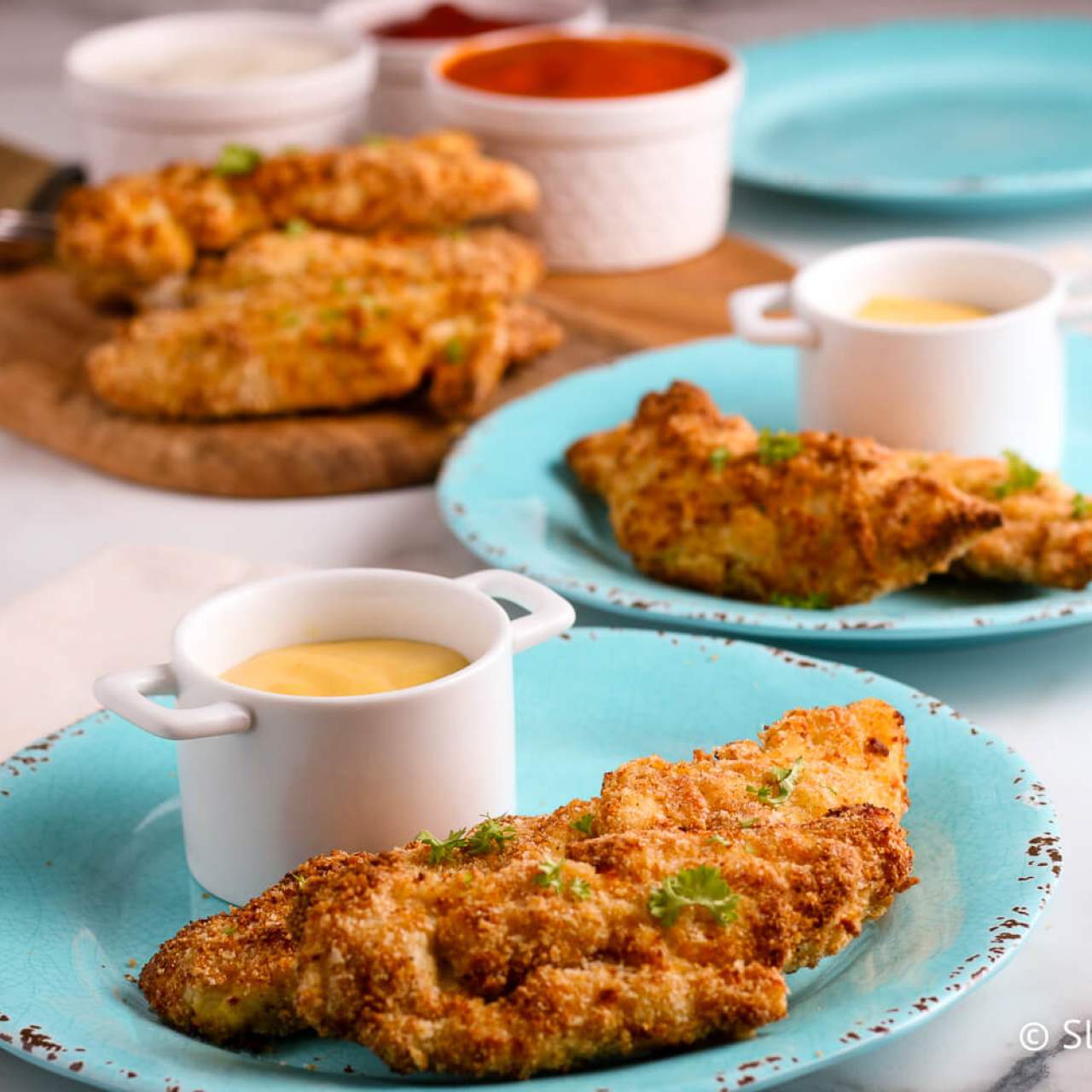 Recipe for Homemade Crispy Chicken Tenders in My New Hamilton Beach Air  Fryer - 2 Dads with Baggage