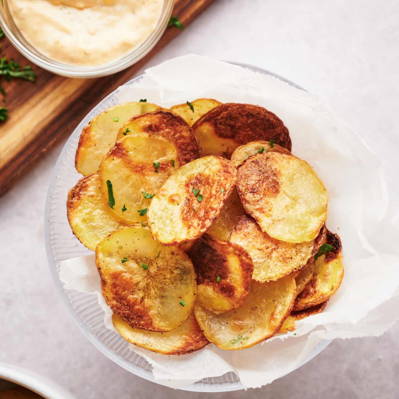 Healthy Homemade Snack – Baked Potato Chips – Whole Heartily