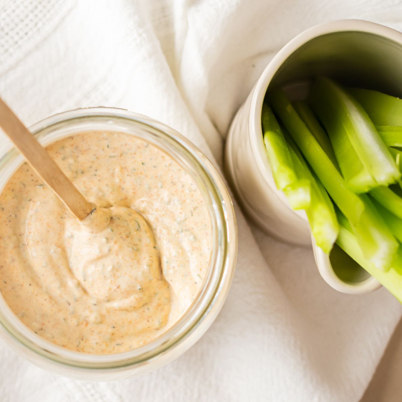 Spicy Ranch Dressing! Yes I know I could add more spices but this alon, Salad  Dressing