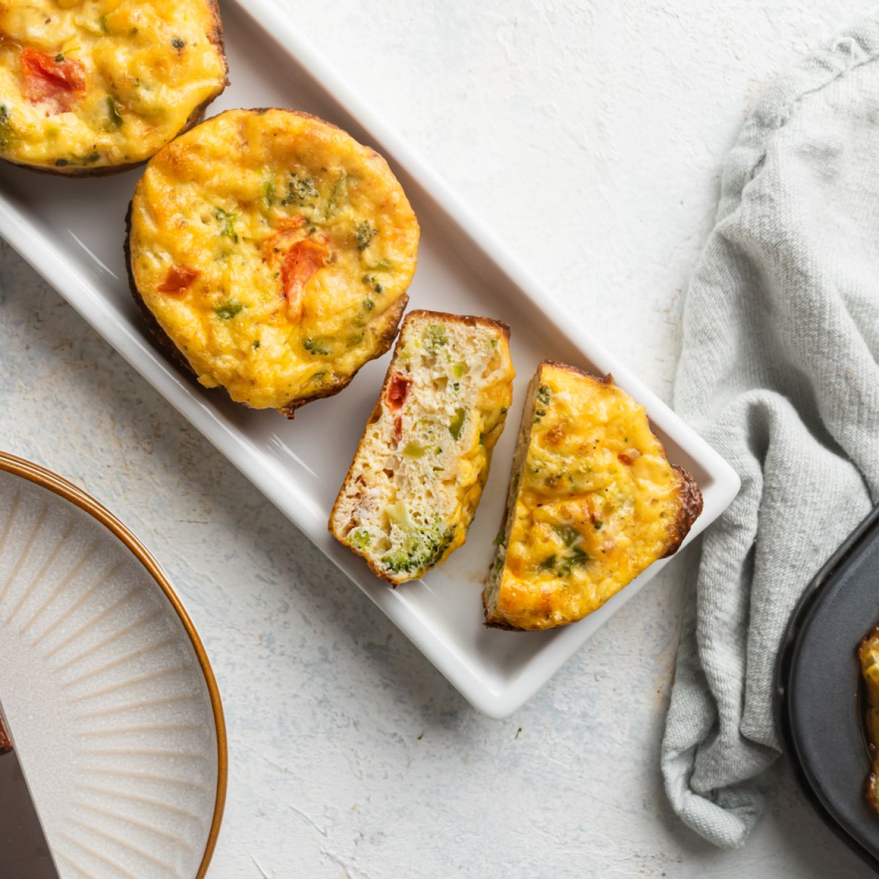 Cottage Cheese Omelet Muffins - Slender Kitchen