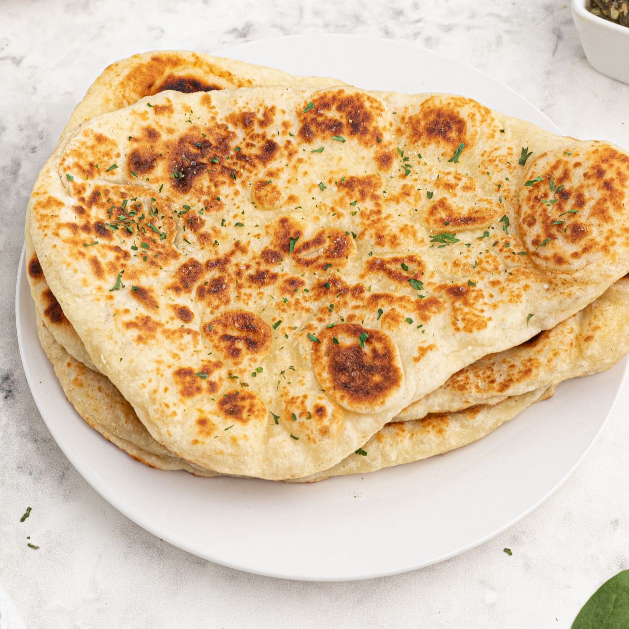 Easy Homemade Naan (Two Ingredient Dough) image