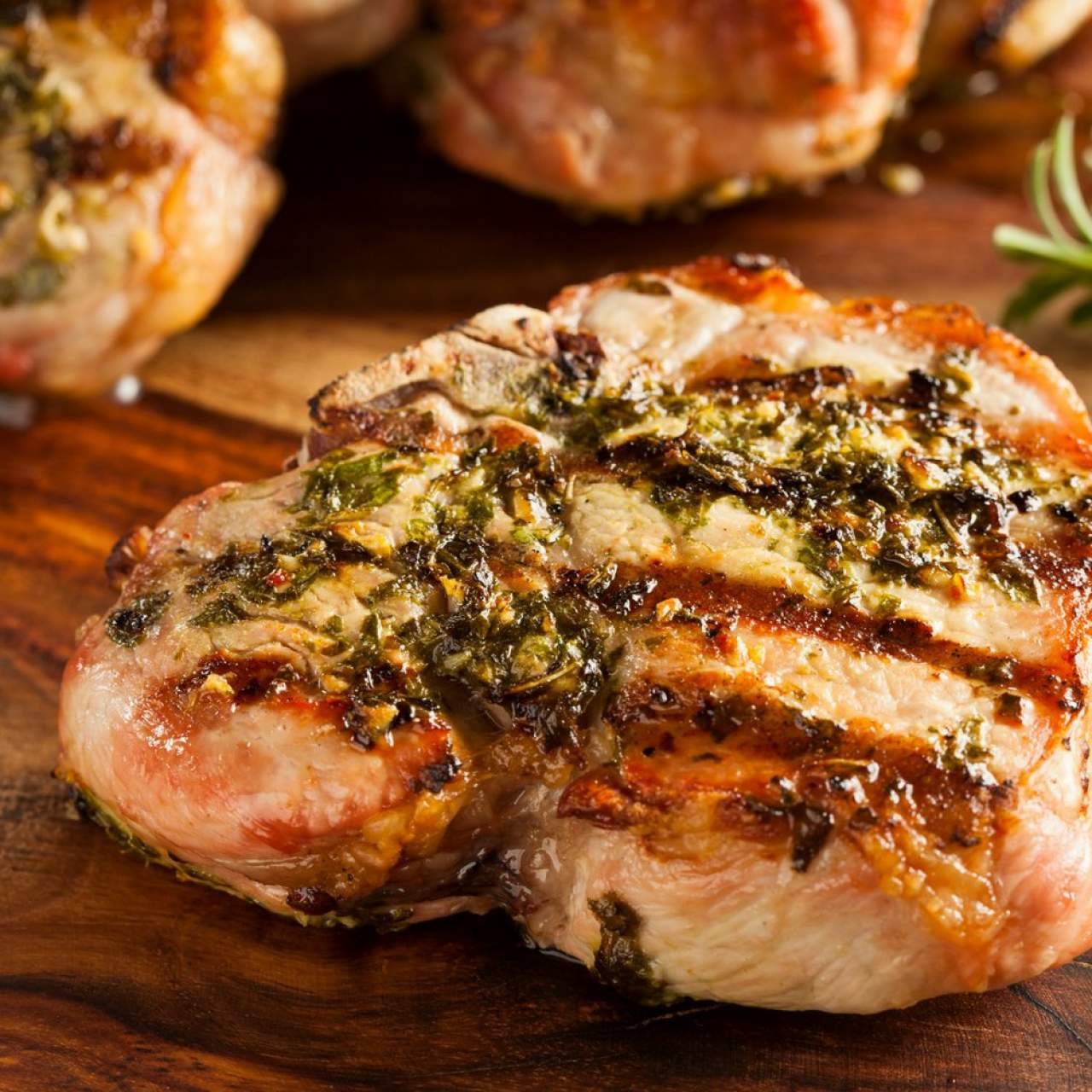 Lemon Basil Pork Chops