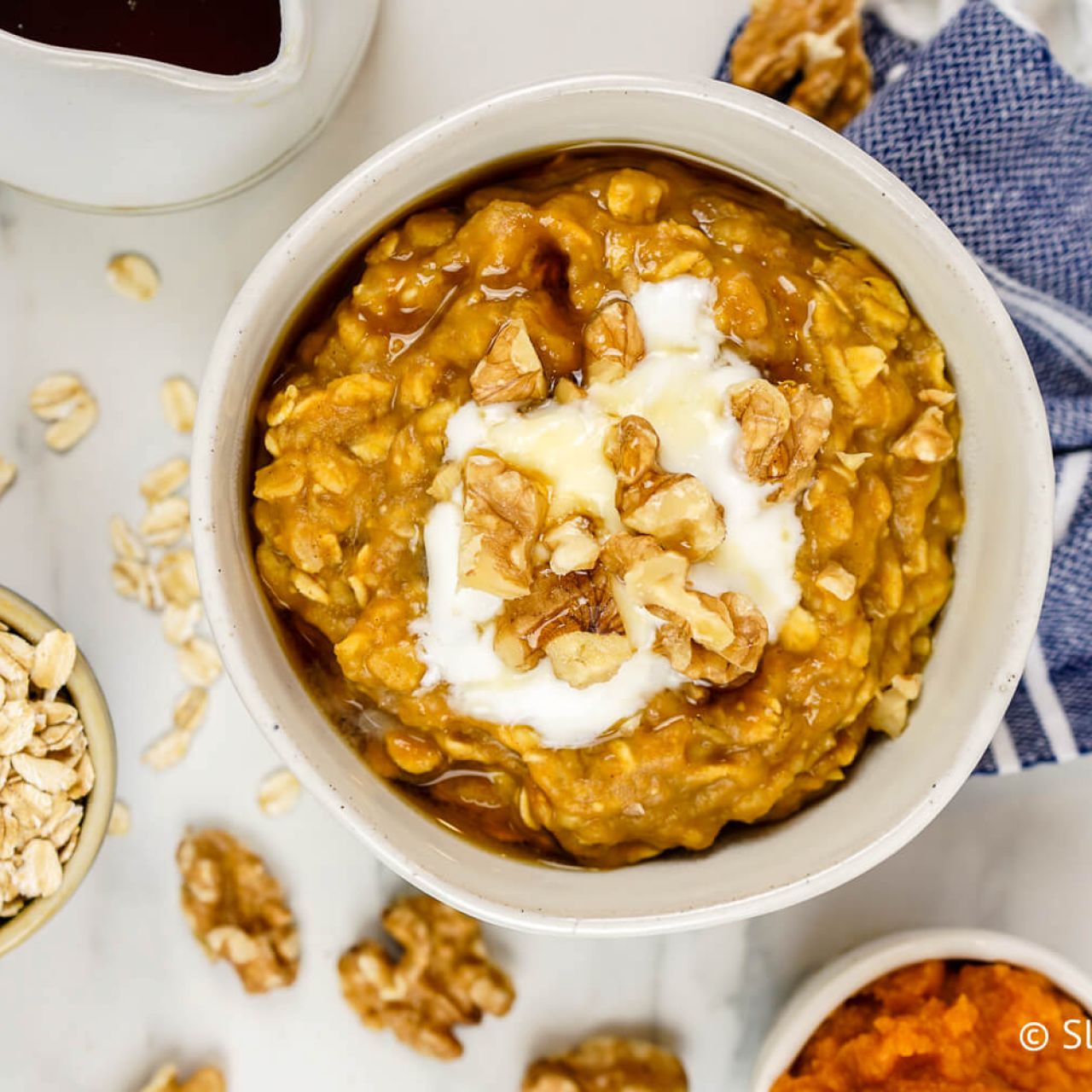 pumpkin puree in oatmeal