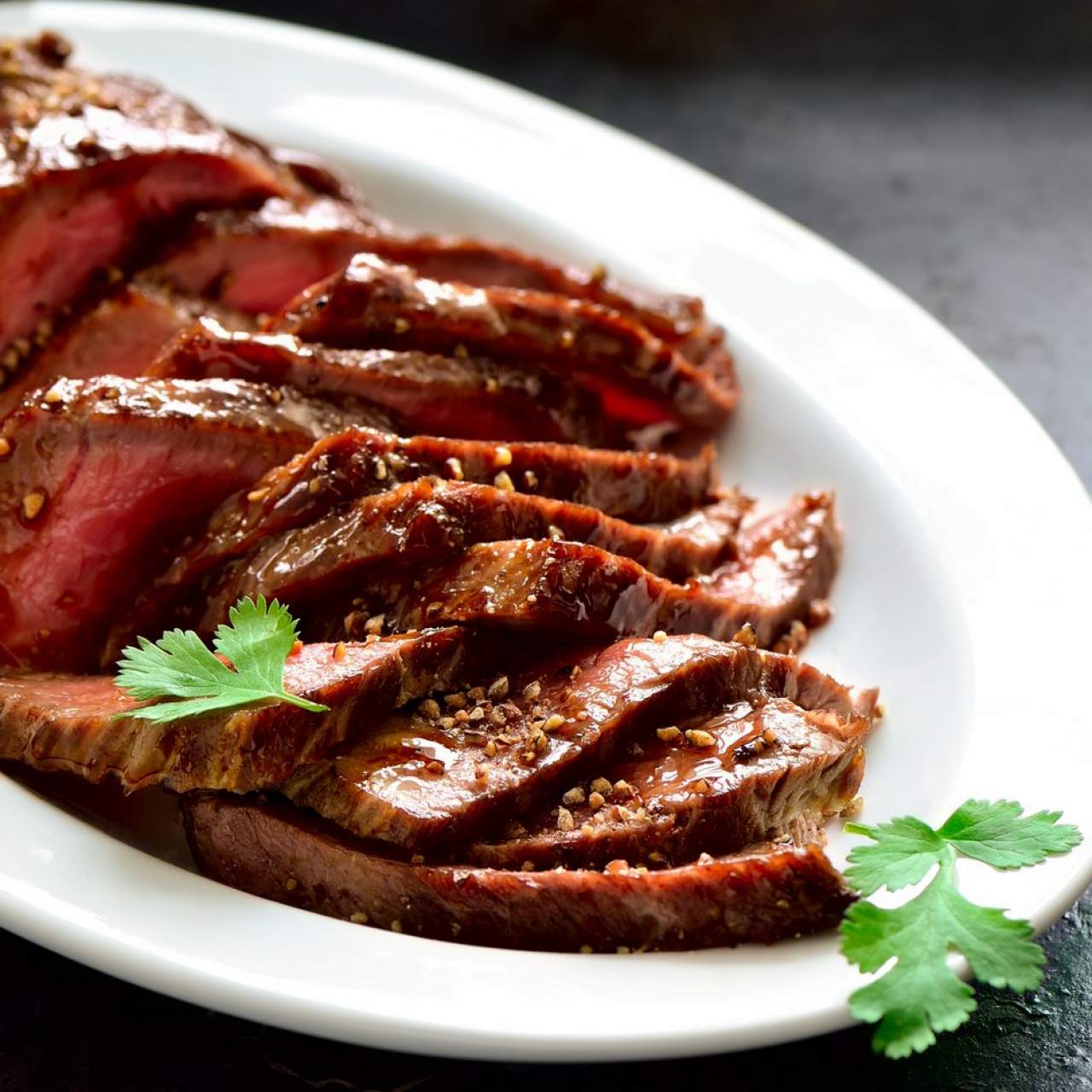 Teriyaki Flank Steak Slender Kitchen