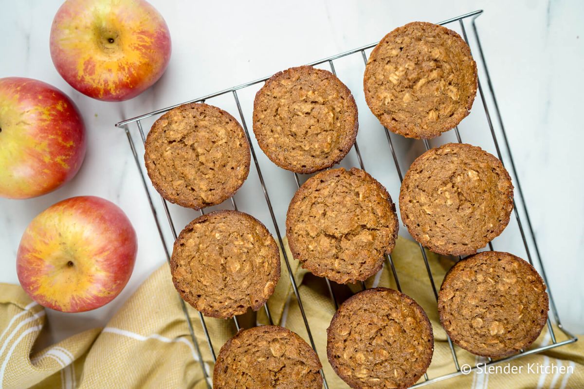 Tomte Muffins (Swedish Apple Muffins) - True North Kitchen