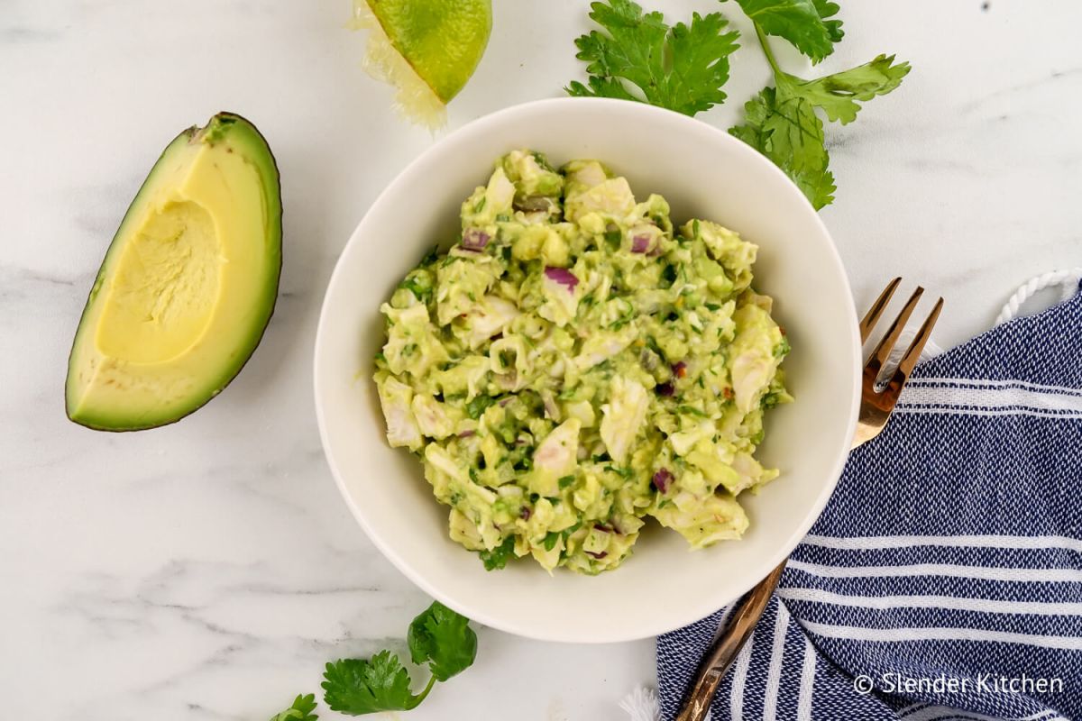 Avocado Chicken Chopped Salad - Served From Scratch