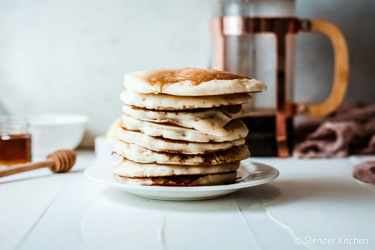 Healthy Greek Yogurt Pancakes Slender Kitchen