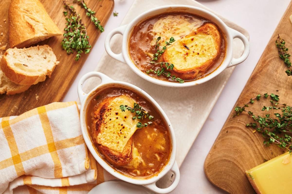 Slow Cooker French Onion Soup - Laughing Spatula