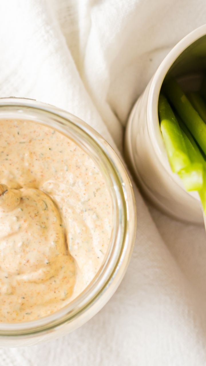 Spicy Ranch Dressing! Yes I know I could add more spices but this alon, Salad  Dressing