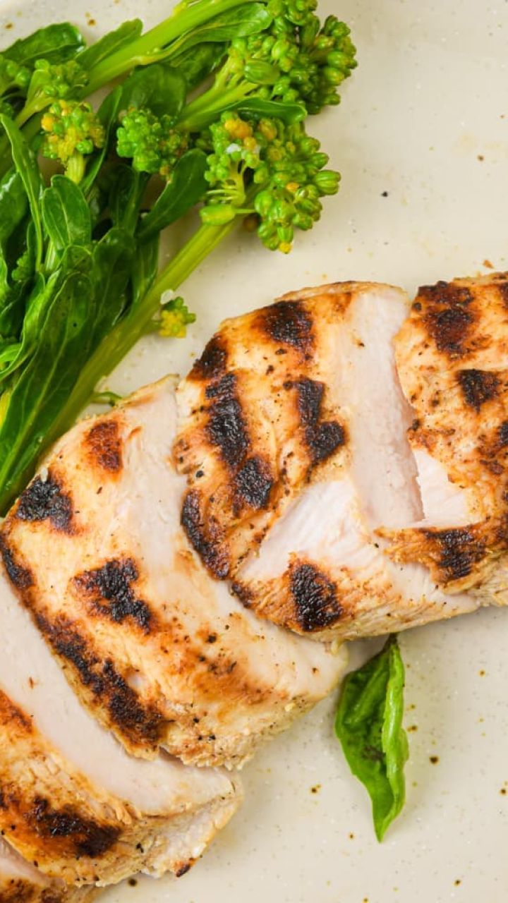 Grilled Basil Lime Chicken Breast