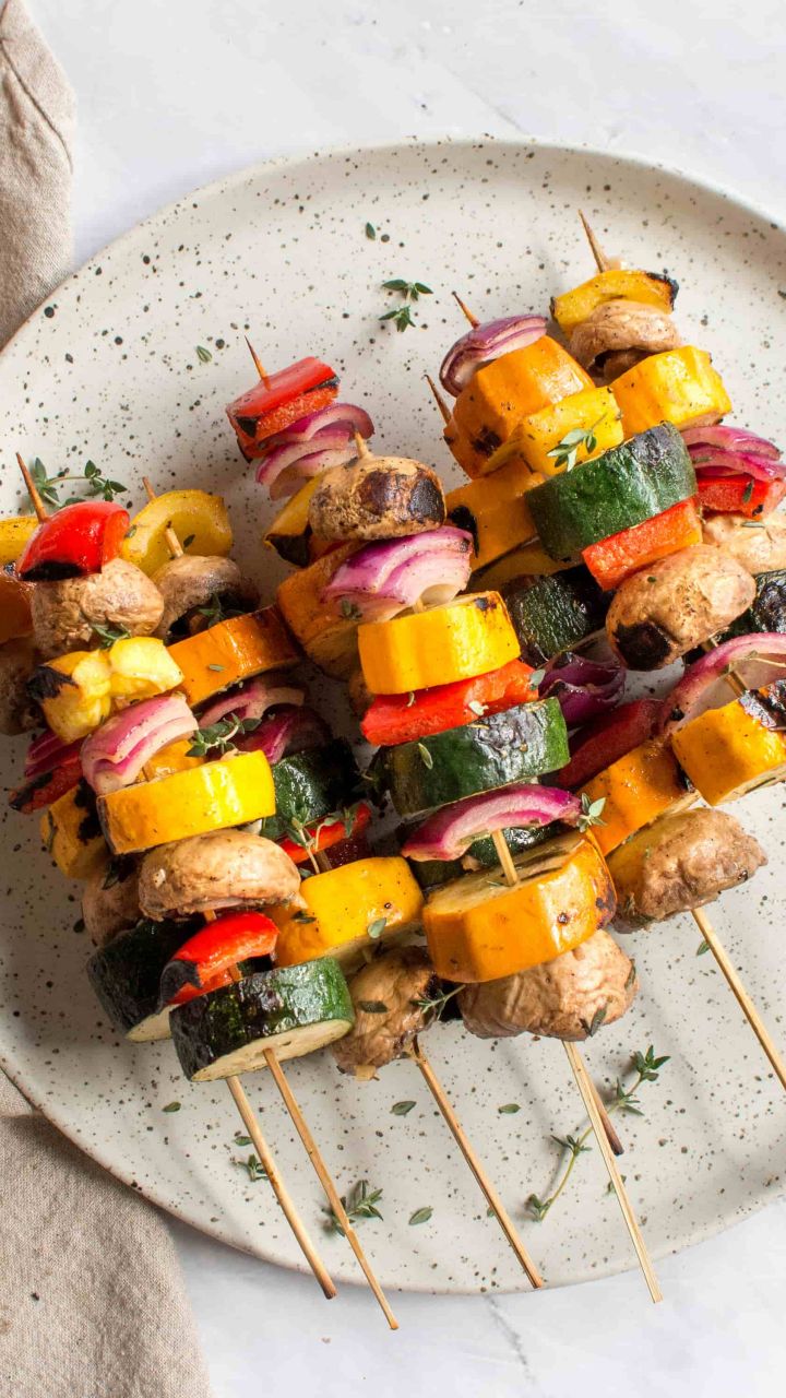 Veggie kebab outlet marinade