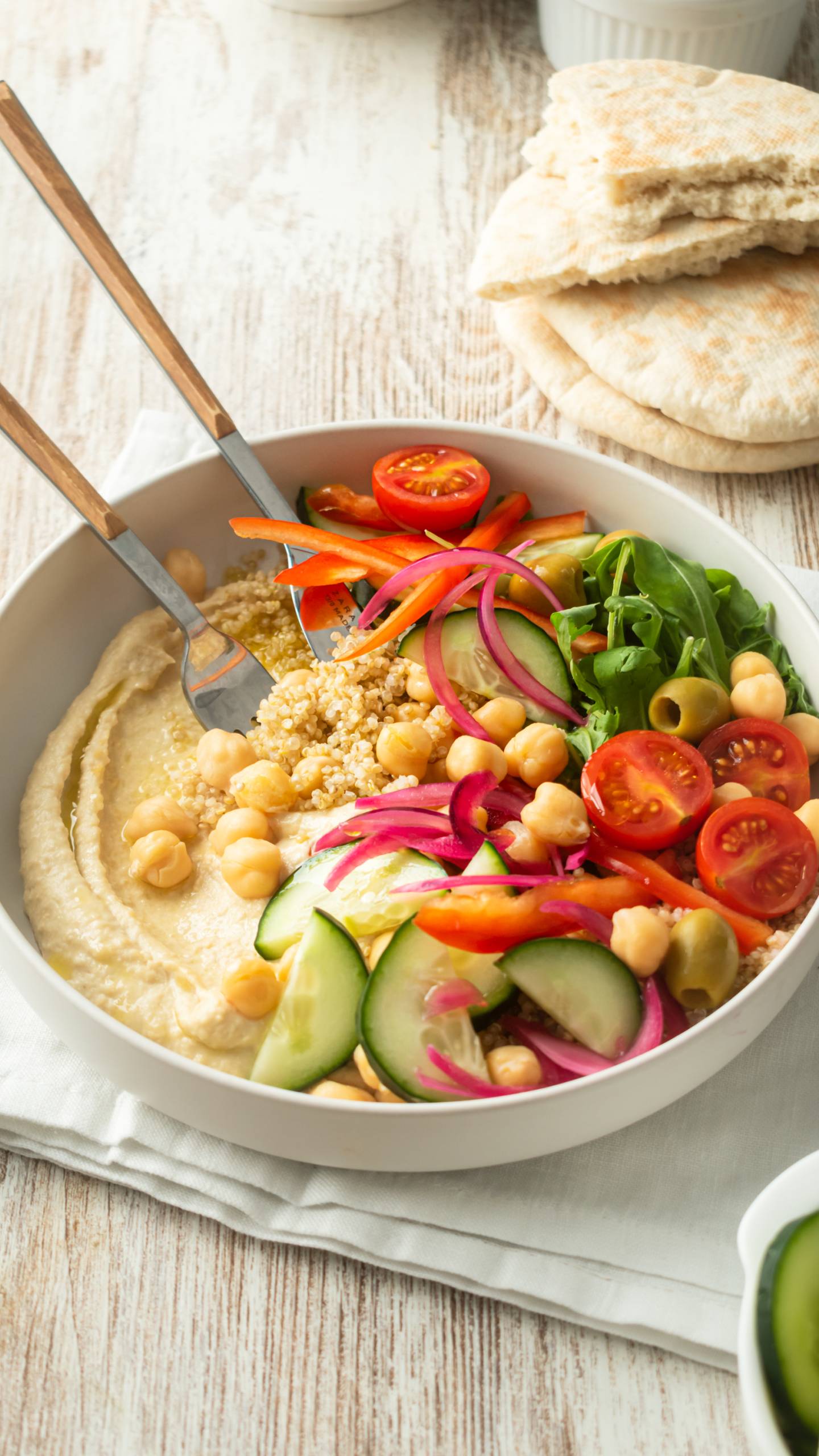 Quick Hummus Bowls – A Couple Cooks