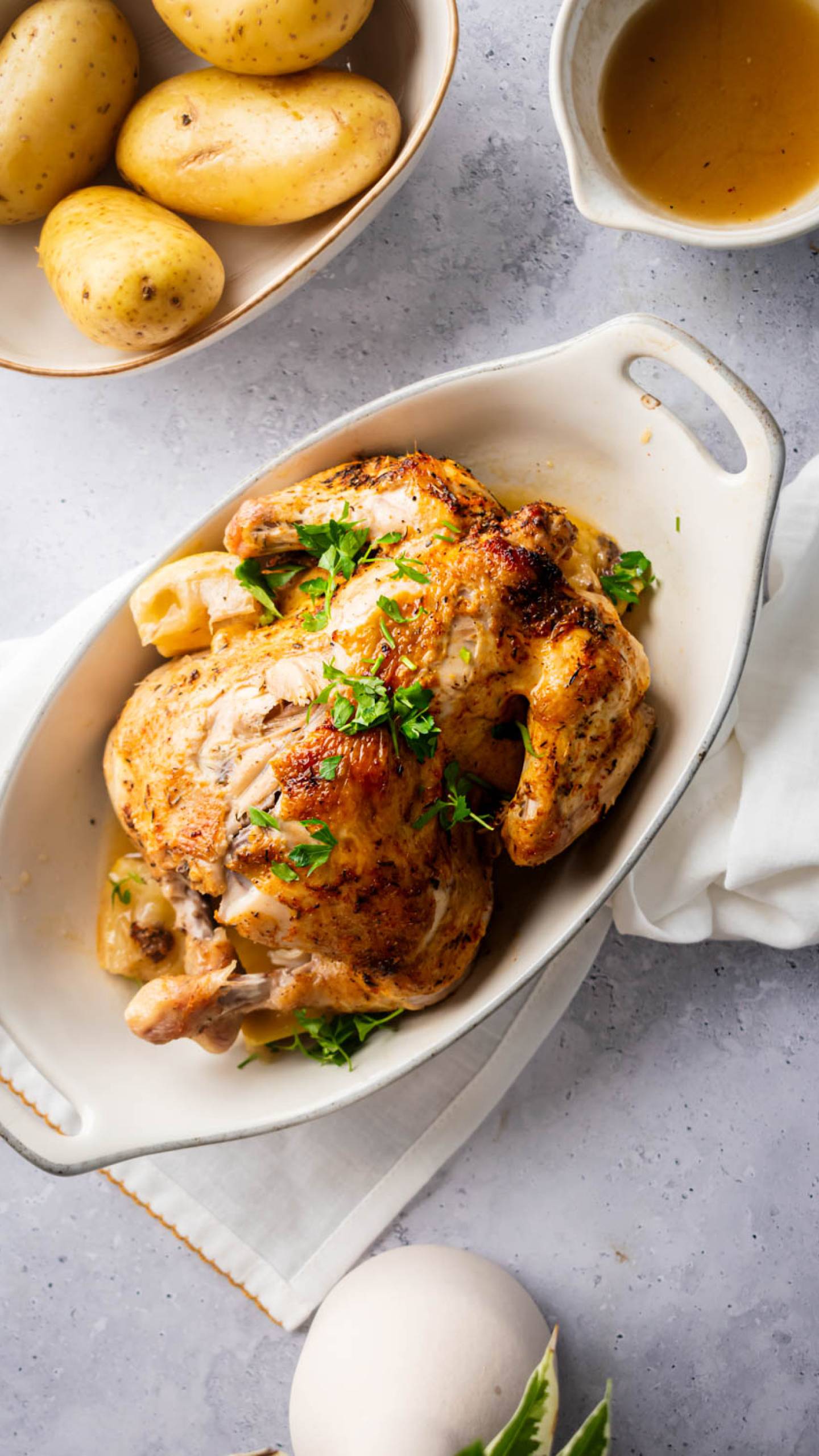 Slow Cooker Rotisserie Chicken • The Prairie Homestead