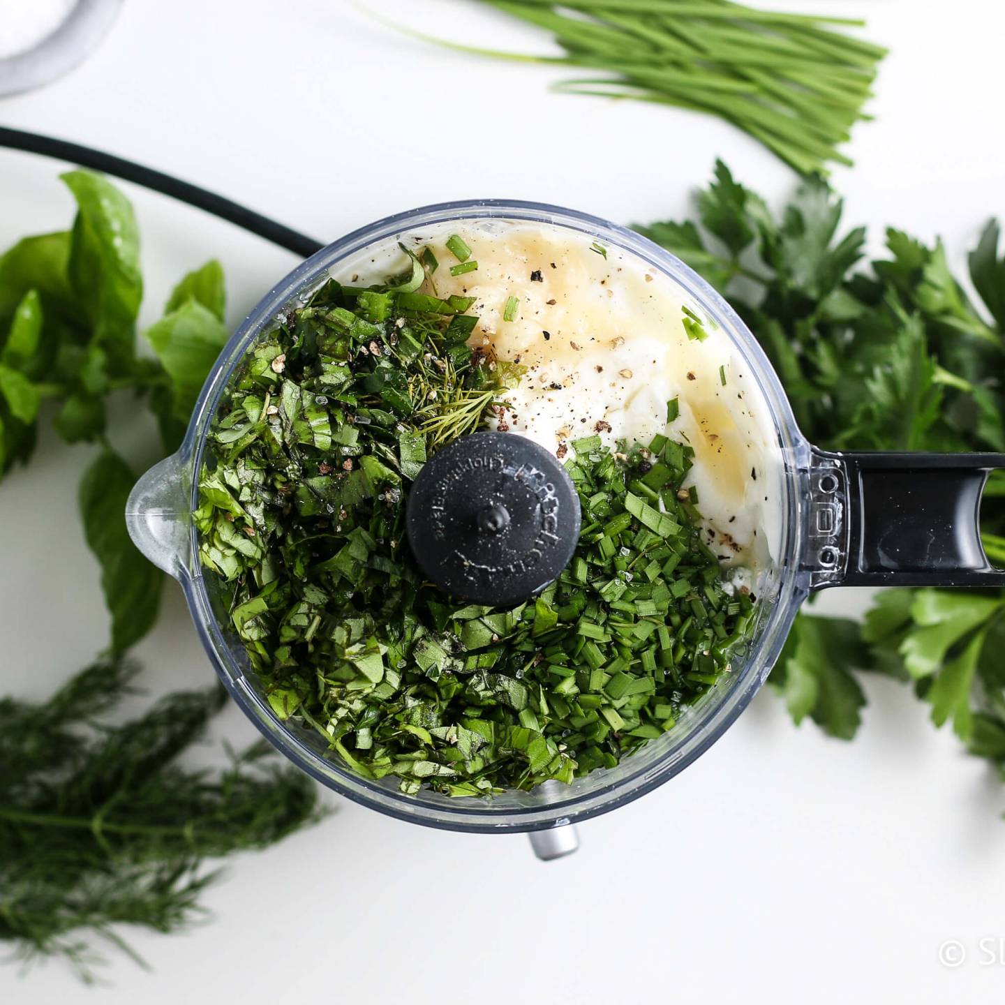 Homemade Green Goddess Dressing - Slender Kitchen