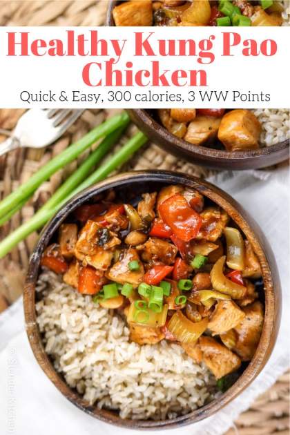 Healthy Kung Pao Chicken - Slender Kitchen